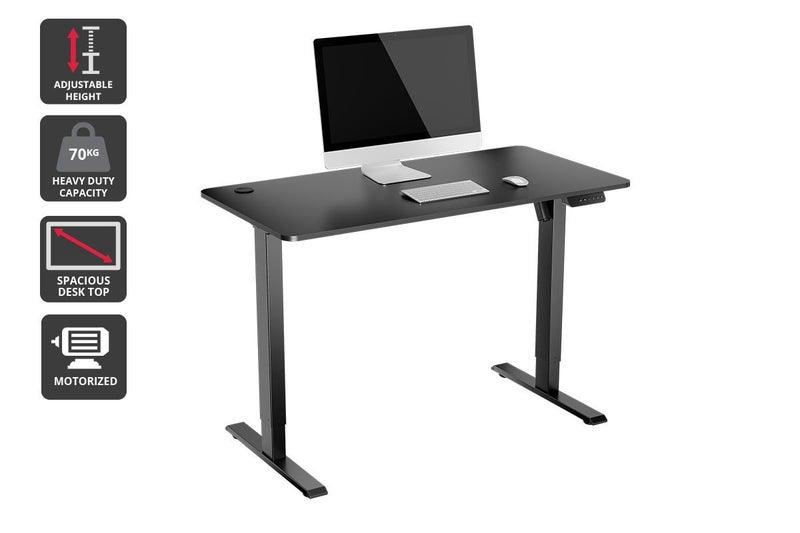 Ergolux Electric Standing Desk 120 x 60cm (Black / Black), ELESTNDSKBA Carousel 1