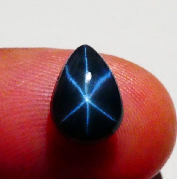 $1RE 3.17CT SPLENDID HUGE PEAR 6 RAYS GREENISH BLUE STAR SAPPHIRE Carousel 1