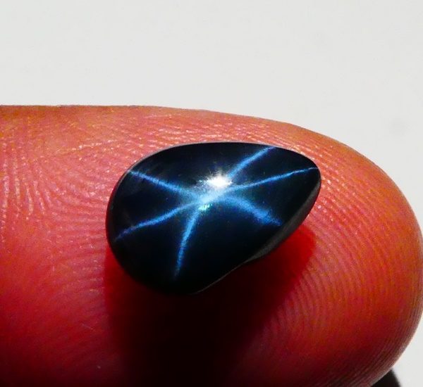 $1RE 3.17CT SPLENDID HUGE PEAR 6 RAYS GREENISH BLUE STAR SAPPHIRE Carousel 2