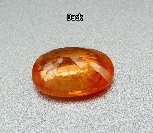 $1RE 1.72CT SPLENDID OVAL CUT 100% NATURAL ORANGE SAPPHIRE Carousel 2