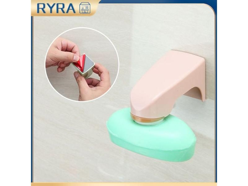 Magnetic No Drilling Wall Mounted Soap Holder Bathroom Accessories Carousel 2