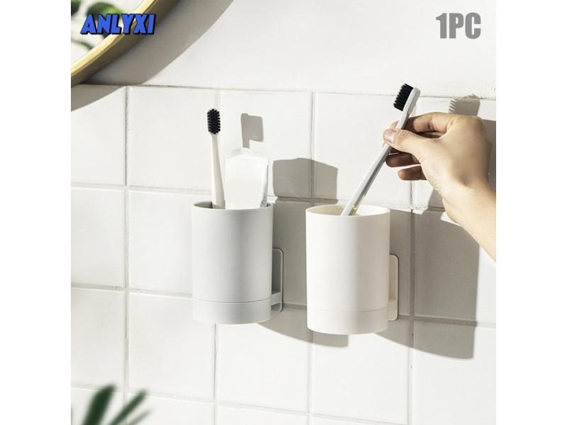 Bathroom Durable Toothbrush Holder Multifunction Easy Install Carousel 2