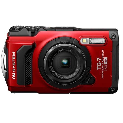 OM-SYSTEM Tough TG-7 Digital Camera - Red BY Olympus [V110030RG000] Carousel 1