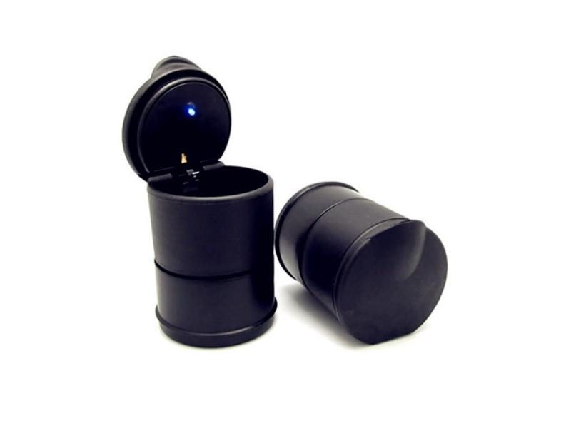 1PCS Portable LED Ashtray For Car With Auto Light Indicator Cup Holder Carousel 2