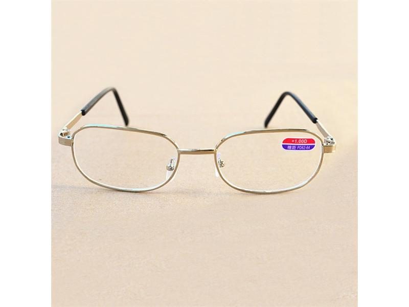 Women Men Reading Glasses Presbyopic Eyeglasses Metal Frame Reader Glass Carousel 1