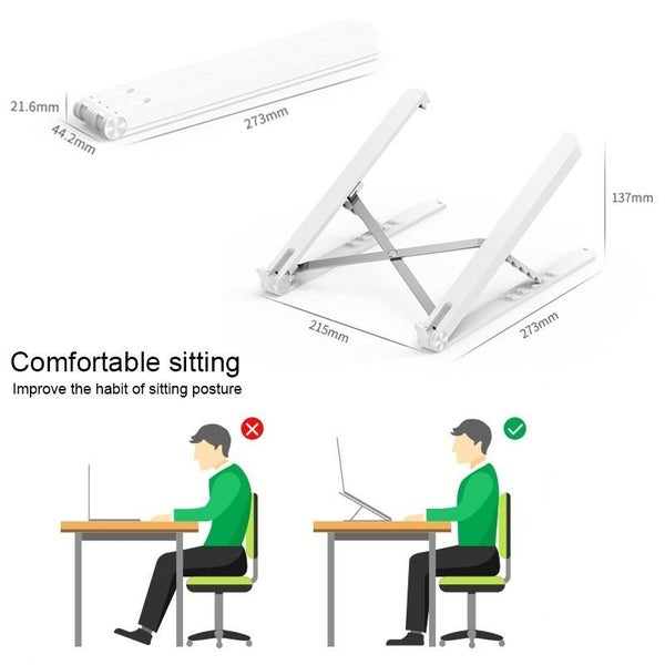 Folding Laptop Stand For Cooling And Ergonomic Use Carousel 2