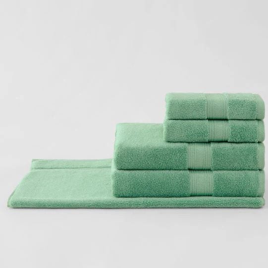 Sheridan 2BT/2HT/1BM Quick Dry Luxury Towel Set-Spearmint Carousel 1