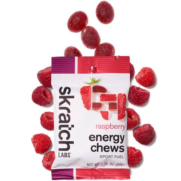 Skratch Labs Energy Chews Sport Fuel Raspberry Carousel 1