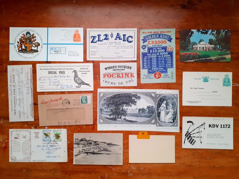 Antique/Early Vintage Ephemera. Railway, Movie, Golden Kiwi, FDC, QSL & more... Carousel 2