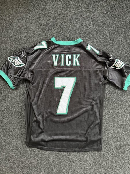 NFL REEBOX BLACK EAGLES JERSEY - VICK - NO 7 Carousel 2