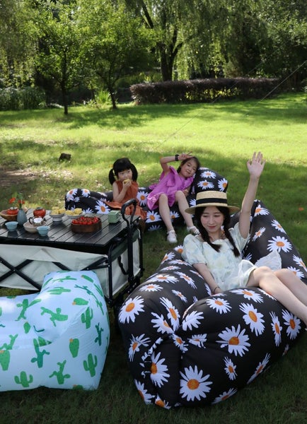 Clear Out! Inflatable Camping Sofa, Beach Parties Picnic Sofa-Cereus Carousel 2