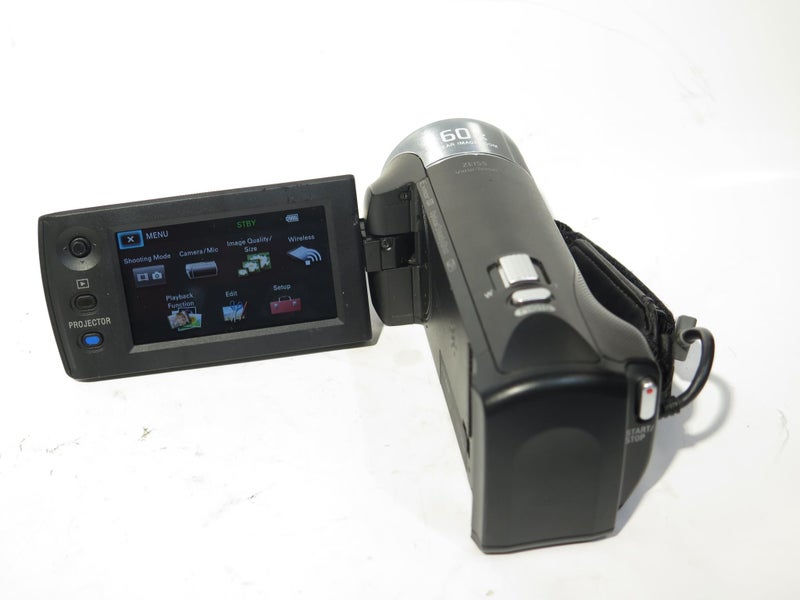 SONY HDR-PJ410 30x Optical Zoom FHD Handycam +64gb card Carousel 7