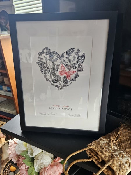 LIMITED EDITION Artwork by Amber Smith - Believe in Yourself Mauria te Pono Carousel 1