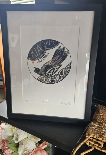 LIMITED EDITION Artwork by Amber Smith - Kia Kaha Stay Strong Carousel 1