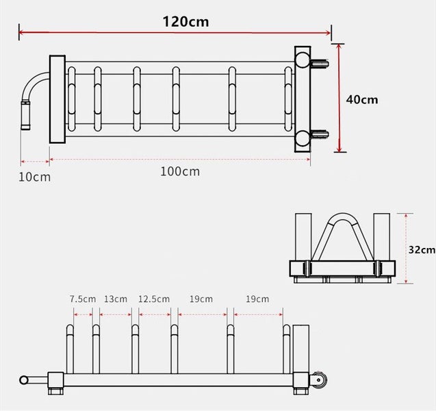 Barbell Plates Tray|Olympic Plates Rack Carousel 7