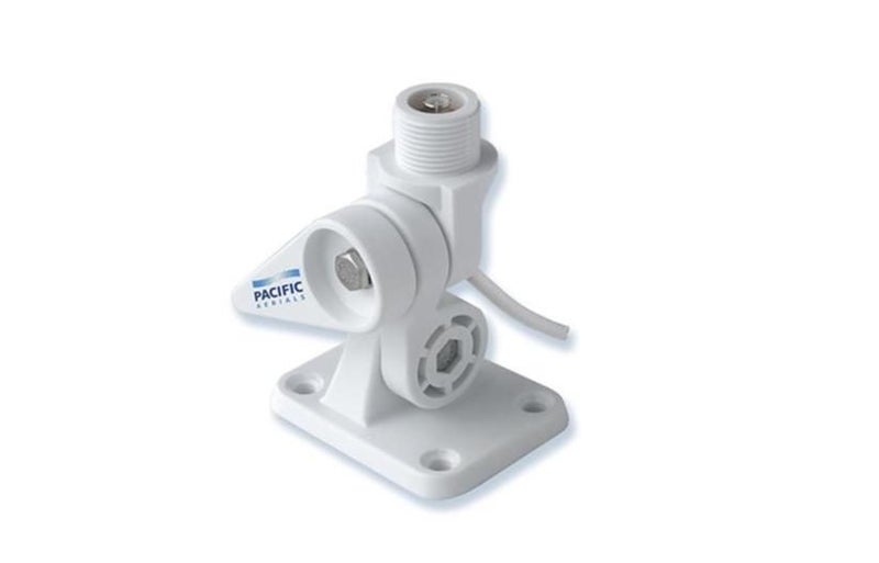 Pacific Aerials P6111 SeaMaster Pro Marine VHF or Cell Fold-Down Antenna Mount Carousel 1