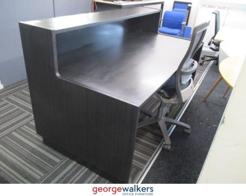 PR5804 Grey Reception Counter/Desk Carousel 1