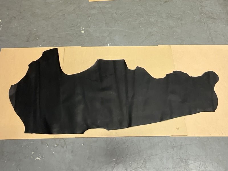 Large whole piece Leather Hide black No.45-132 Carousel 1