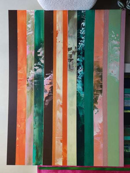 Inspire Peace Art Painting Original Abstract Acrylic for sale by artist Carousel 1