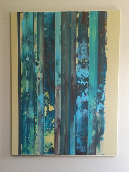 Inspire Peace Art Painting Original Abstract Acrylic for sale by artist Carousel 2
