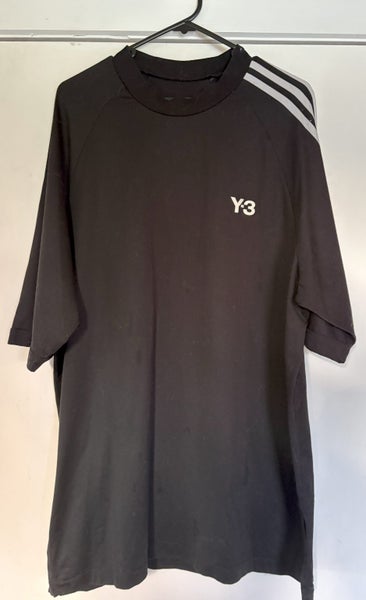 Adidas Y-3 Yohji Yamamoto 3-Stripes Short Sleeve T-Shirt Carousel 1