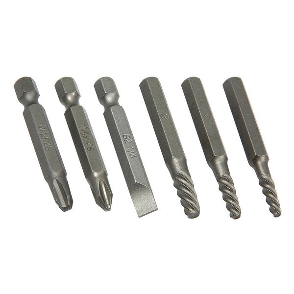 Powerbuilt 7pc Mini Impact Driver and Screw Extractor Set Carousel 2