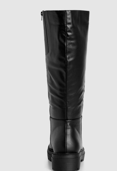 Ladies Black Knee Length Boots - Size 9 - 9.5 Carousel 5