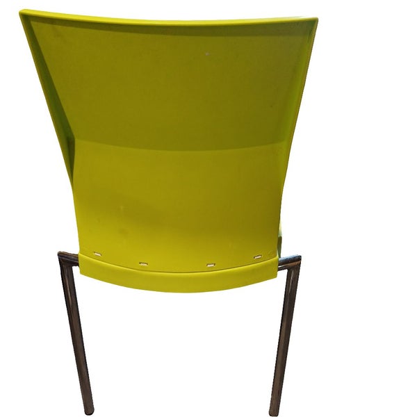 Green armless chair Carousel 1