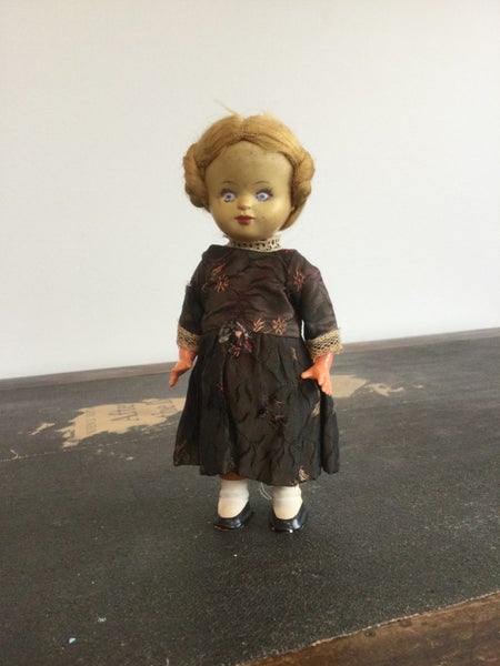 A RARE ANTIQUE KEY WOUND DOLL Carousel 1