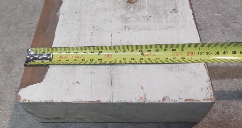 Recycled Rimu slab 1400mm x 215mm x 70mm Carousel 2