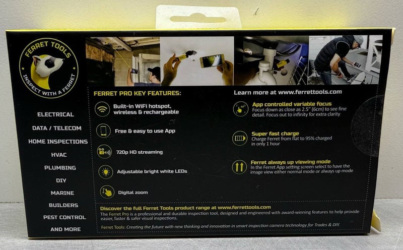 FERRET CFWF50A2 Pro - Multipurpose Wireless Inspection Camera Carousel 2