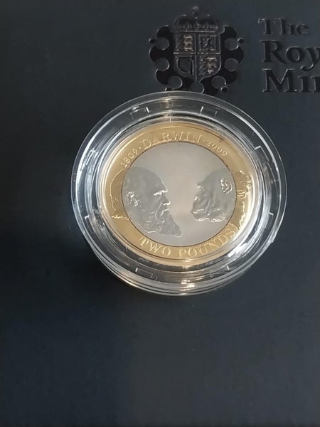 Charles Darwin 2009 UK Royal Mint £2 Silver Proof Coin Carousel 2