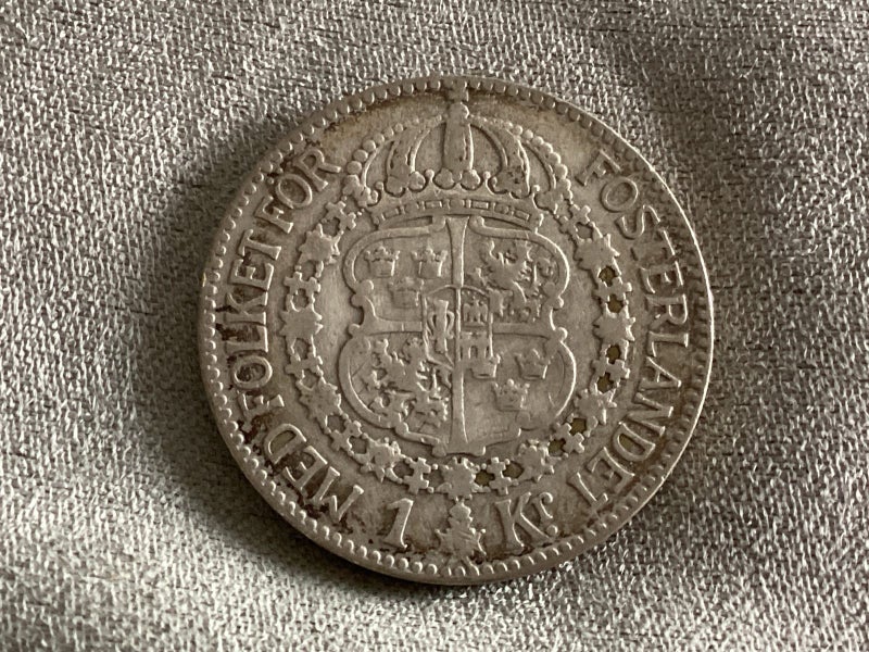 Swedon 1 krona 1925-w Carousel 1