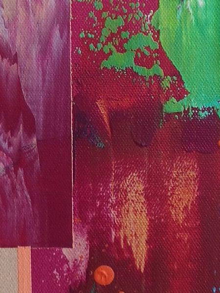 Inspire Peace Art Painting Original Abstract Acrylic for sale by artist Carousel 1