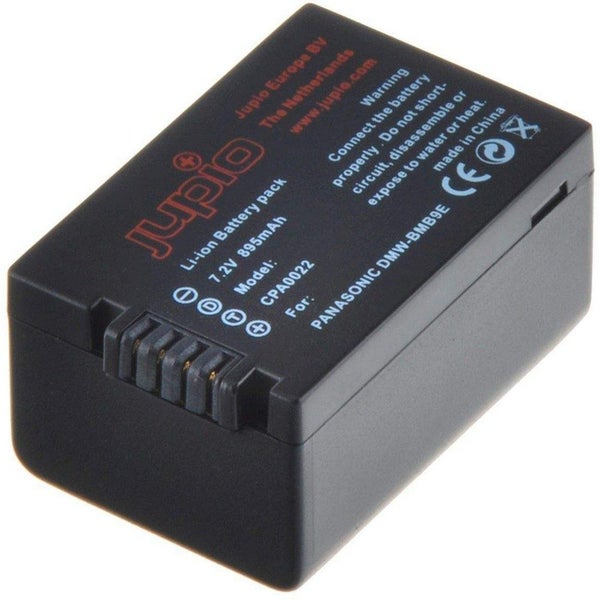 JUPIO CAMERA BATTERY PANASONIC DMW-BMB9E 7.2V 895MAH - CPA0022 Carousel 1