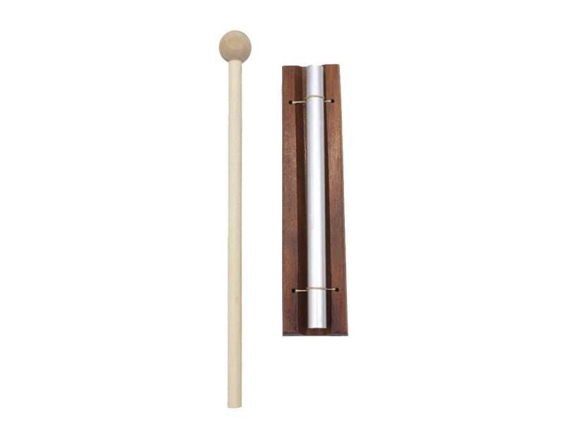 High Quality Solo Chime On Wooden Base W/ Mallet Single Rod For Yoga Carousel 1