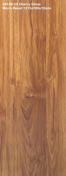 12mm Cherry Gloss ON SPECIAL $29.95/m2 incl gst and underlay- Laminate flooring Carousel 2