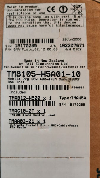 TAIT TM8105 Data Radio Carousel 2