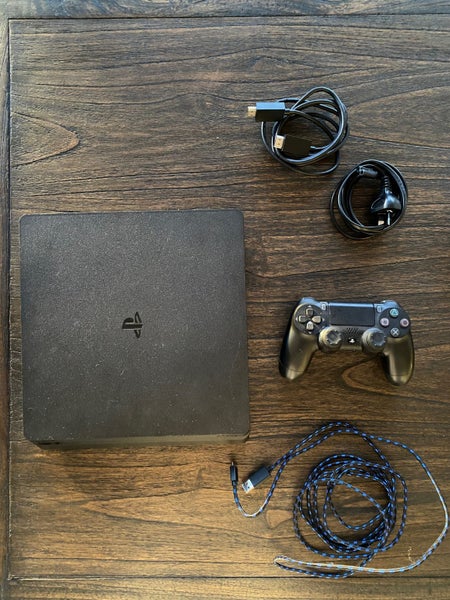 SONY PS4 CUH 2202B Slim 1TB, Cables & DualShock 4 Wireless Controller (As New) Carousel 1