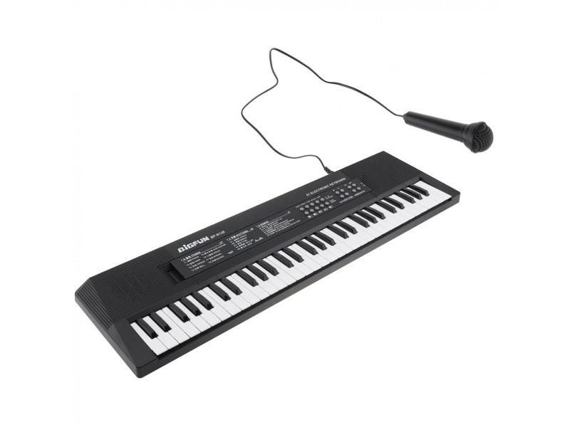 61 Keys Electronic Keyboard Piano With Microphone For Children's Musical Carousel 1