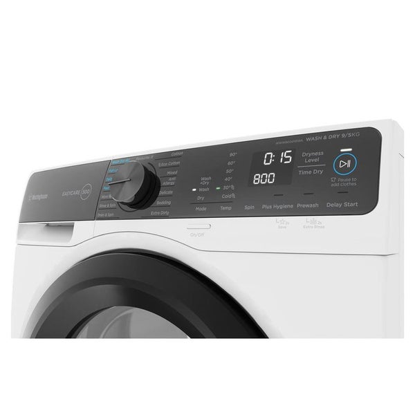 Westinghouse 9kg/5kg, EasyCare 500 Series, 1200rpm, 15 programs, PreMix, Plus Hy Carousel 2
