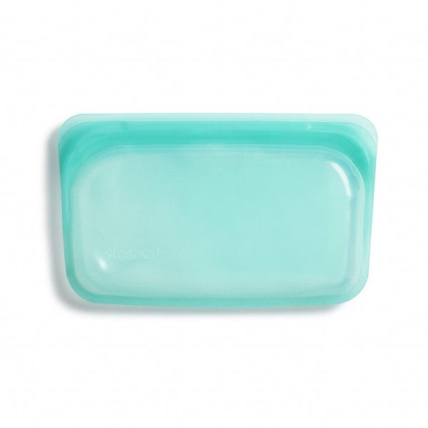 Stasher Snack Bag - Aqua Carousel 1