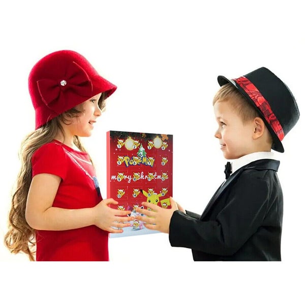24Pcs Set Pokemon Figure Christmas Advent Calendar Blind Box Kid Toys Carousel 7