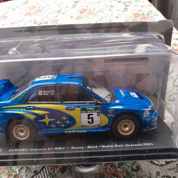 SUBARU IMPREZA S7 WRC NZ RALLY BURNS / REID 1/24 DIECAST Carousel 1