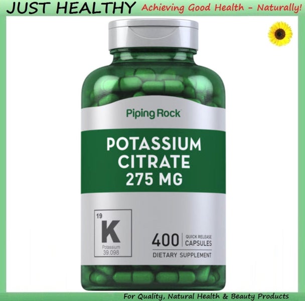 POTASSIUM CITRATE - 275 mg per CAP - BULK 400 CAPSULES Carousel 1