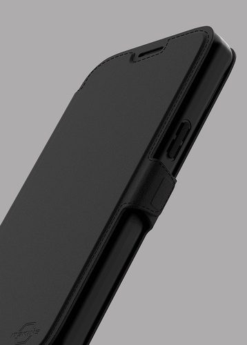 ITSKINS iPhone 14 Spectrum Solid Folio Black Carousel 1