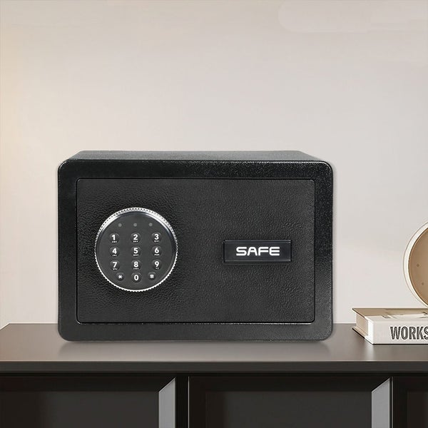 8.1L Digital Security Safe Box Password Key Lock Cash Lock Deposit Home Office Carousel 10