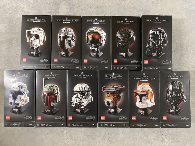 LEGO Star Wars Helmet Collection Brand New Carousel 1