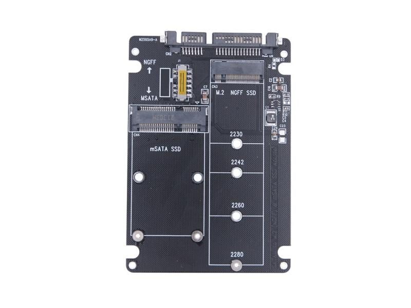 M.2 NGFF SSD MSATA To Serial Port External Hard Disk Box With Switch Carousel 1
