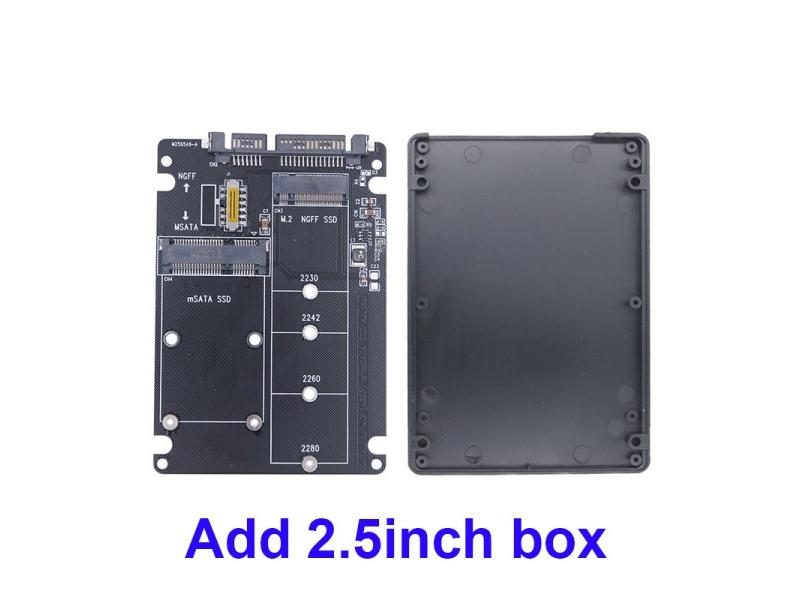 M.2 NGFF SSD MSATA Protocol To Serial Port External Built-In Hard Disk Box Carousel 1